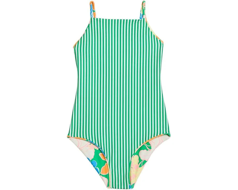 Детский обратимый купальник Maaji Kids Tropic Lei Eagle с квадратным вырезом