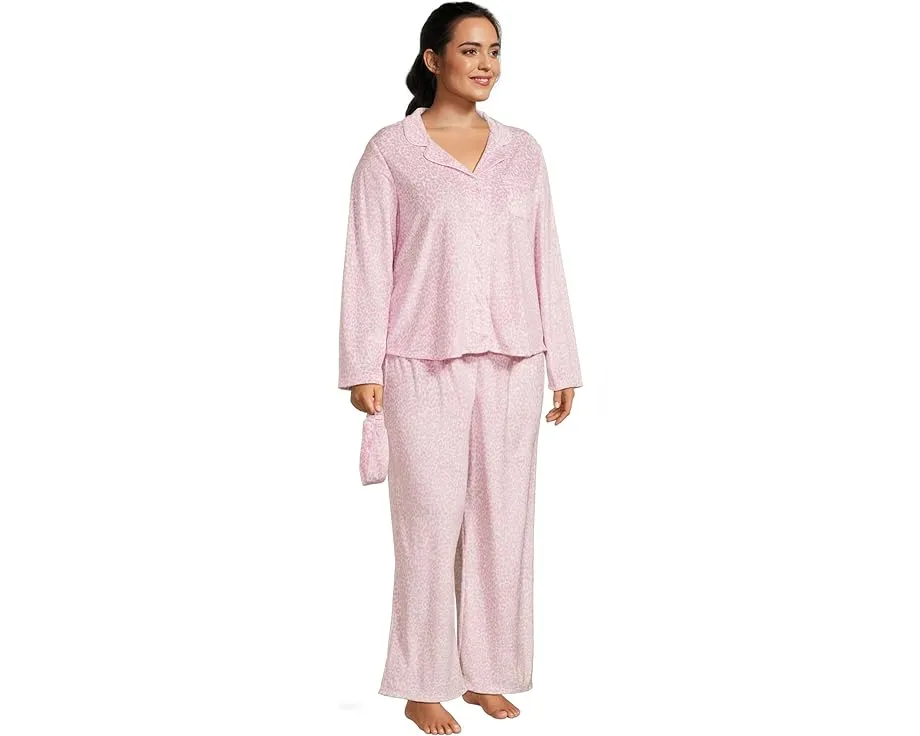 Пижамный комплект Plus Minky Fleece с повязкой для головы Karen Neuburger