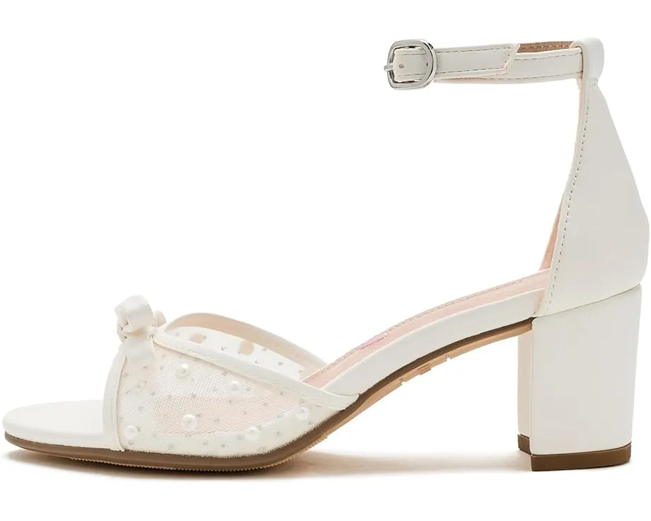 Steve Madden Adia детские сандалии для девочек с жемчужной отделкой и бантом