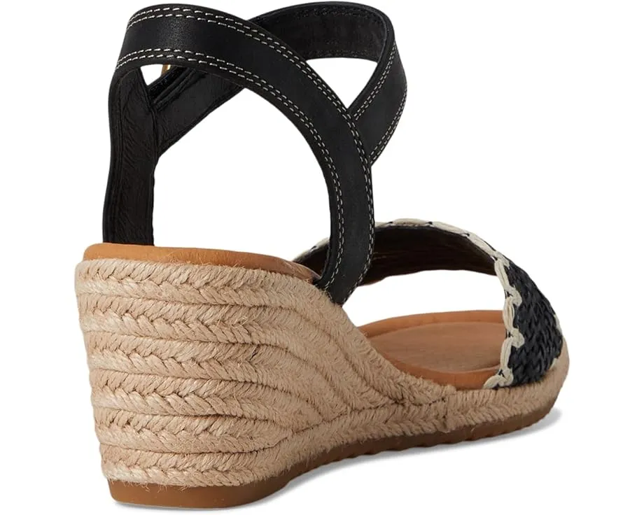 Сандалии Inez от Sofft с плетеным клином и застежкой на пряжку