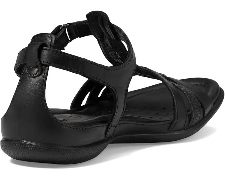 ECCO сандалии Flash T-Strap Sandal с кожаной стелькой и подошвой из ПУ