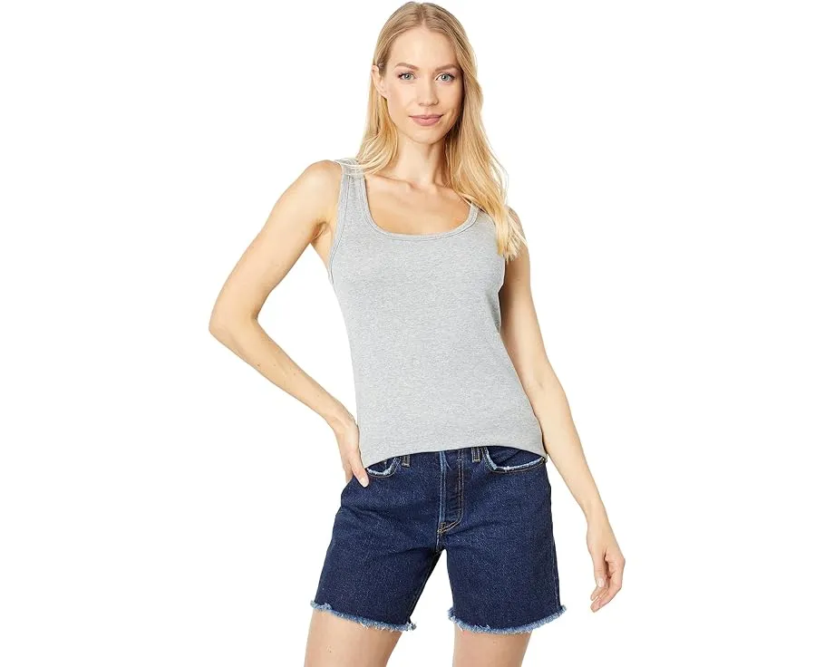 Splendid Классический топ без рукавов с круглым вырезом для многослойности