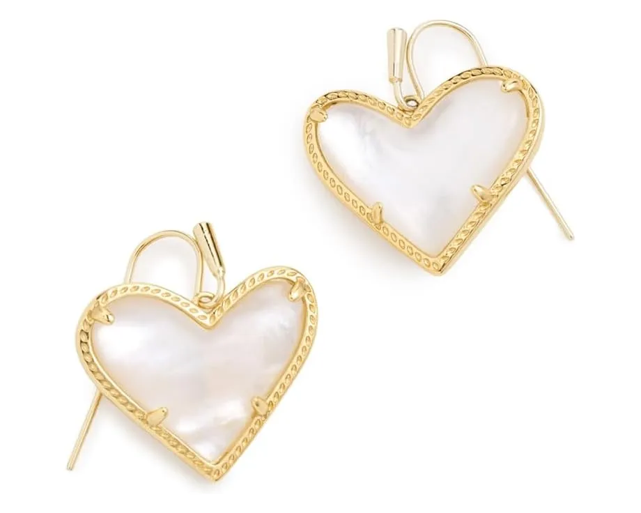 Серьги-пусеты Kendra Scott Ari Heart Statement Drop