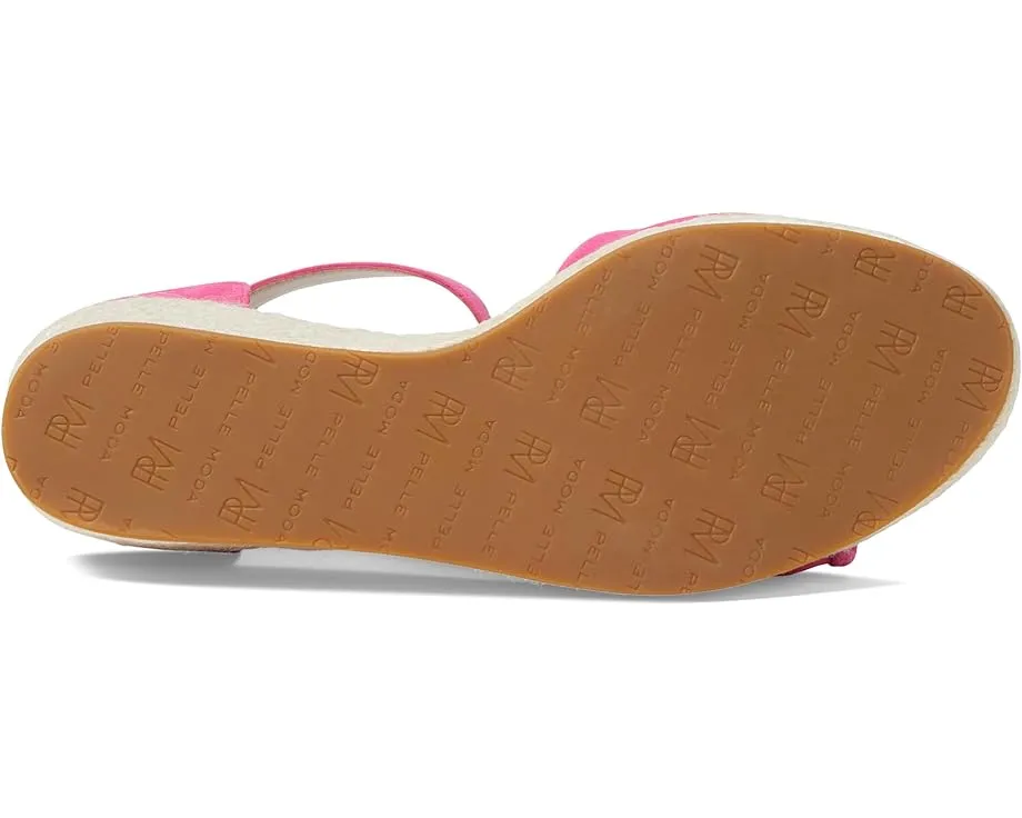 Босоножки на платформе Pelle Moda Kove с плетеным из джута клином и перекрученными ремешками