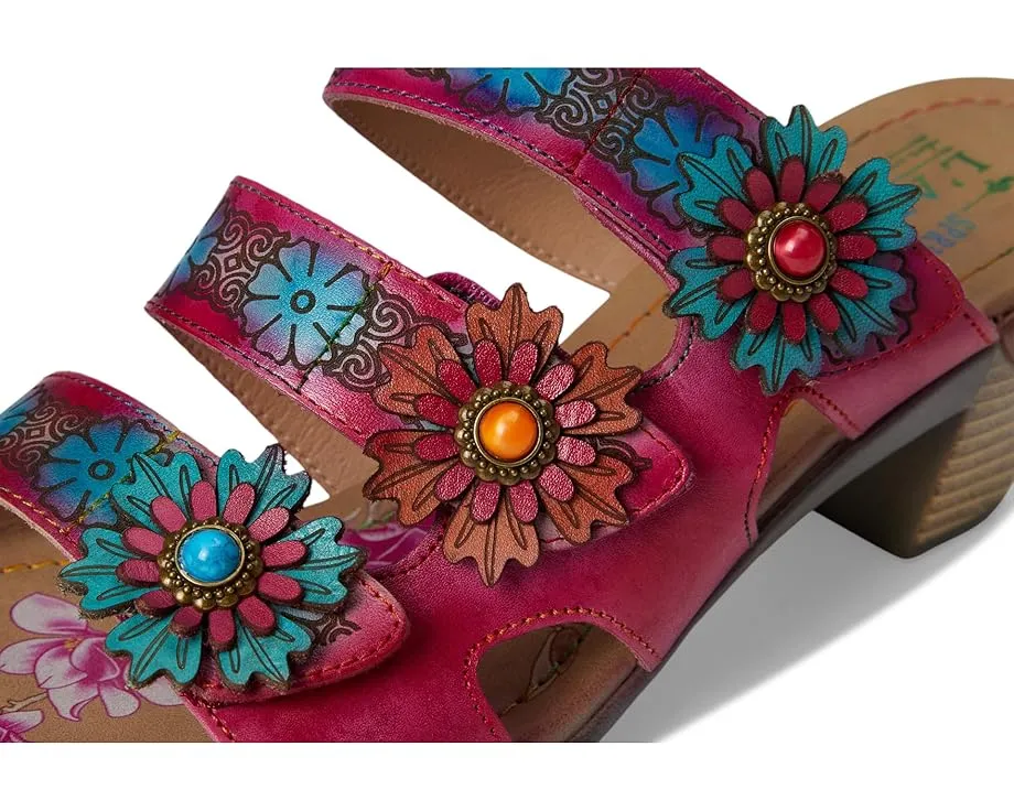 Сандалии Alexi с ручной росписью цветов и регулируемой посадкой L'Artiste by Spring Step