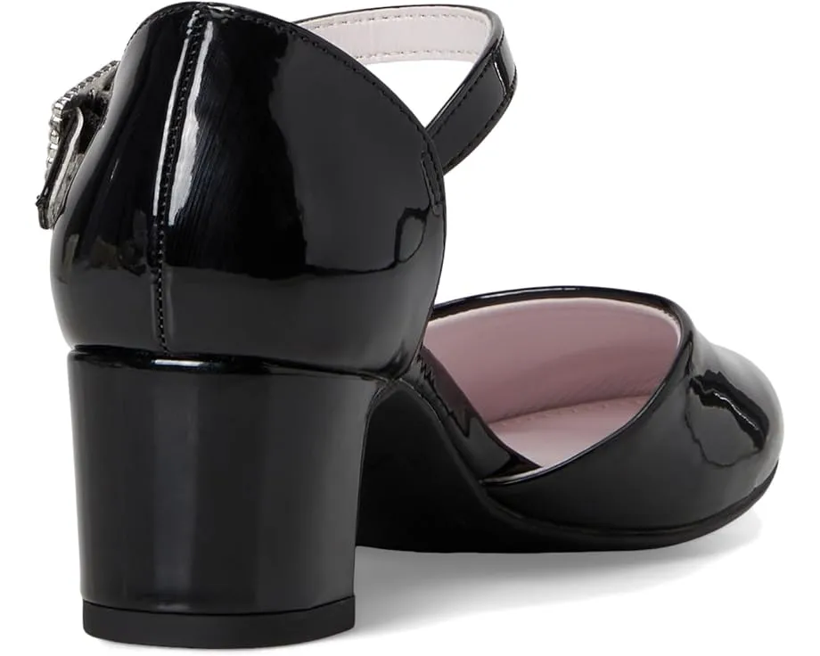 Детские туфли-лодочки Nina Kids Macey с прямым каблуком и кристальной пряжкой