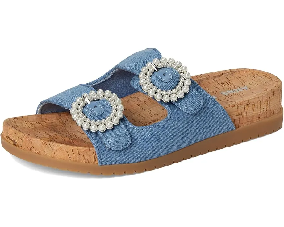 Туфли-лодочки Anne Klein Happy с цветочным декором на мыске