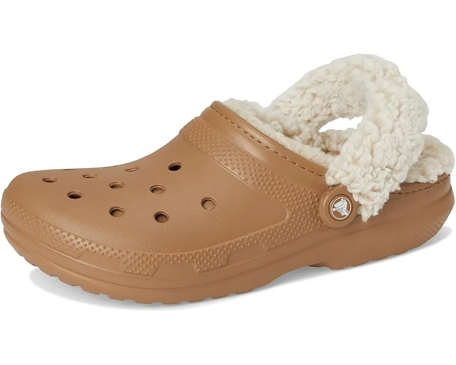 Кроксы Crocs Classic Fleece Lined Clogs с меховой подкладкой и регулируемым ремешком