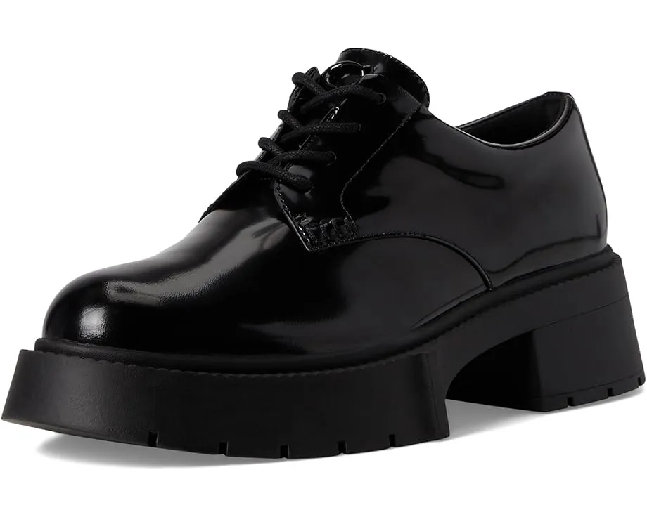 Туфли Lyla Platform Derby от COACH на платформе с кожаным верхом и шнуровкой