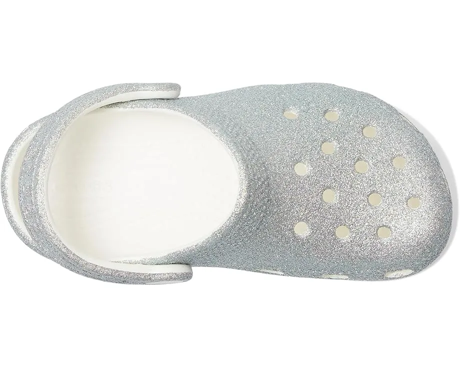 Crocs Classic Glitter Clogs блестящие сабо для малышей