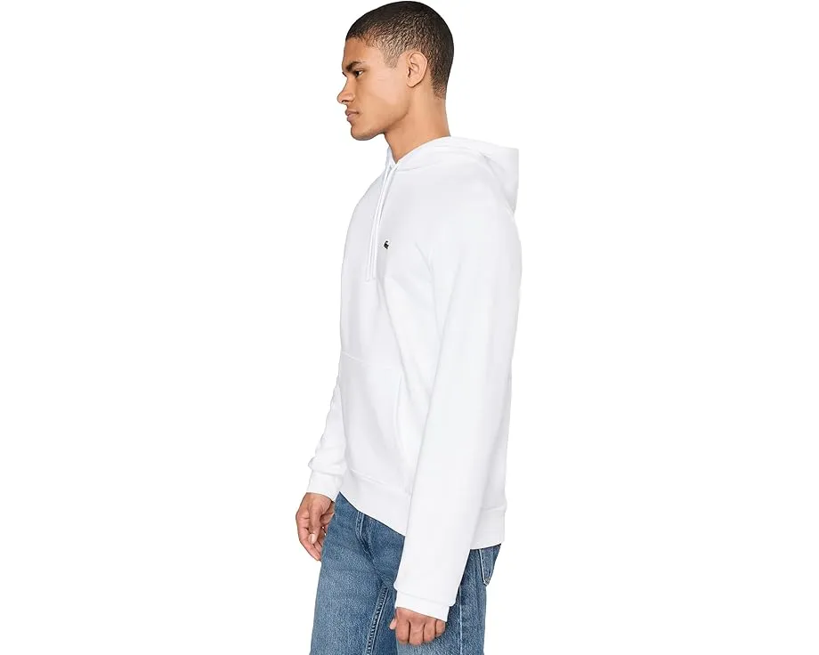 Худи Lacoste из флиса с капюшоном и карманом кенгуру из органического хлопка