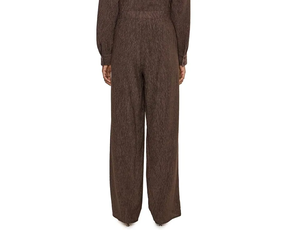 Плиссированные прямые брюки Eileen Fisher Woven Plisse