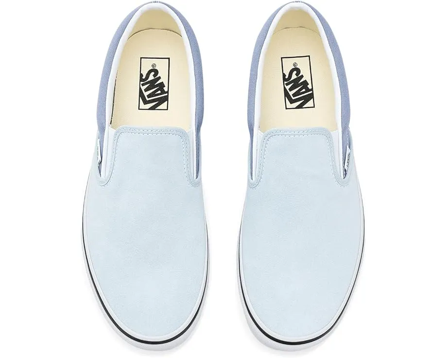 Кеды Vans Classic Slip-On Checkerboard на низком профиле с эластичными вставками