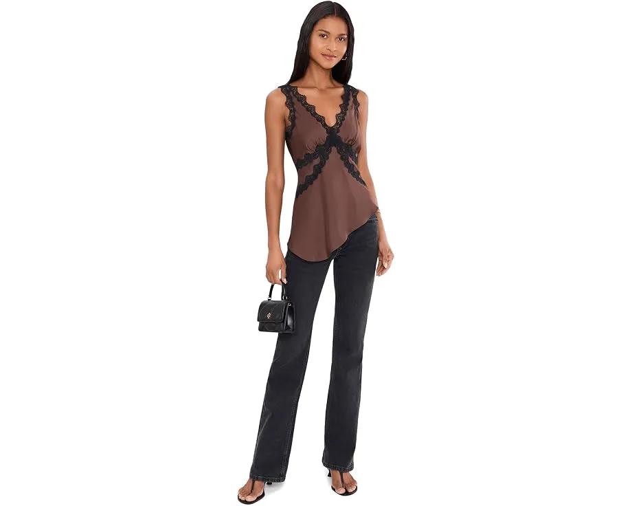Джинсы We The Free Double Knot с высокой посадкой и клешем от Free People