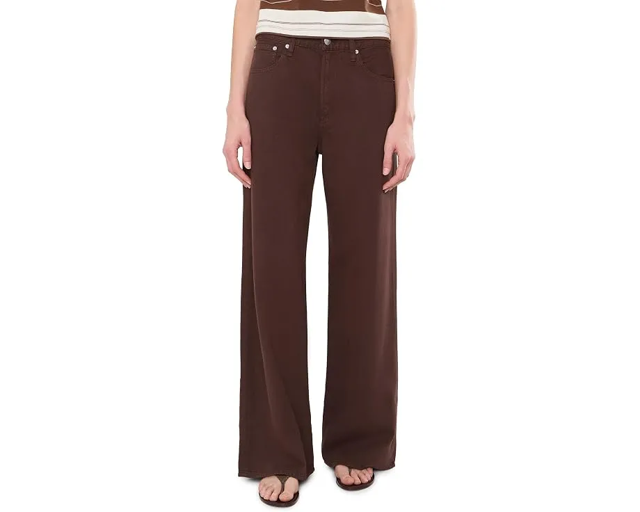 Широкие брюки Ultimate Wide от Madewell в цвете какао