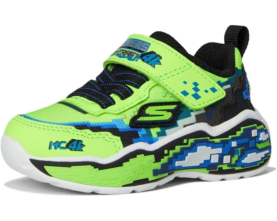 Детские кроссовки SKECHERS KIDS Mega Scene с пиксельным дизайном