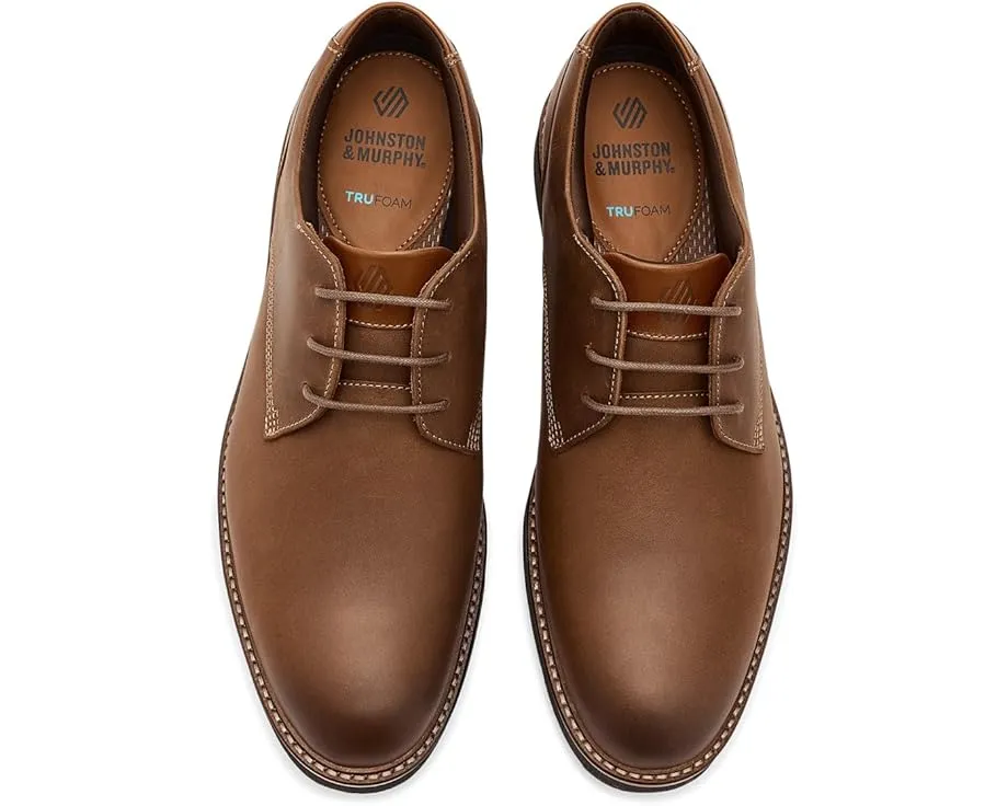 Туфли Johnston & Murphy Tyson Plain Toe с памятью формы и подошвой TRUFOAM