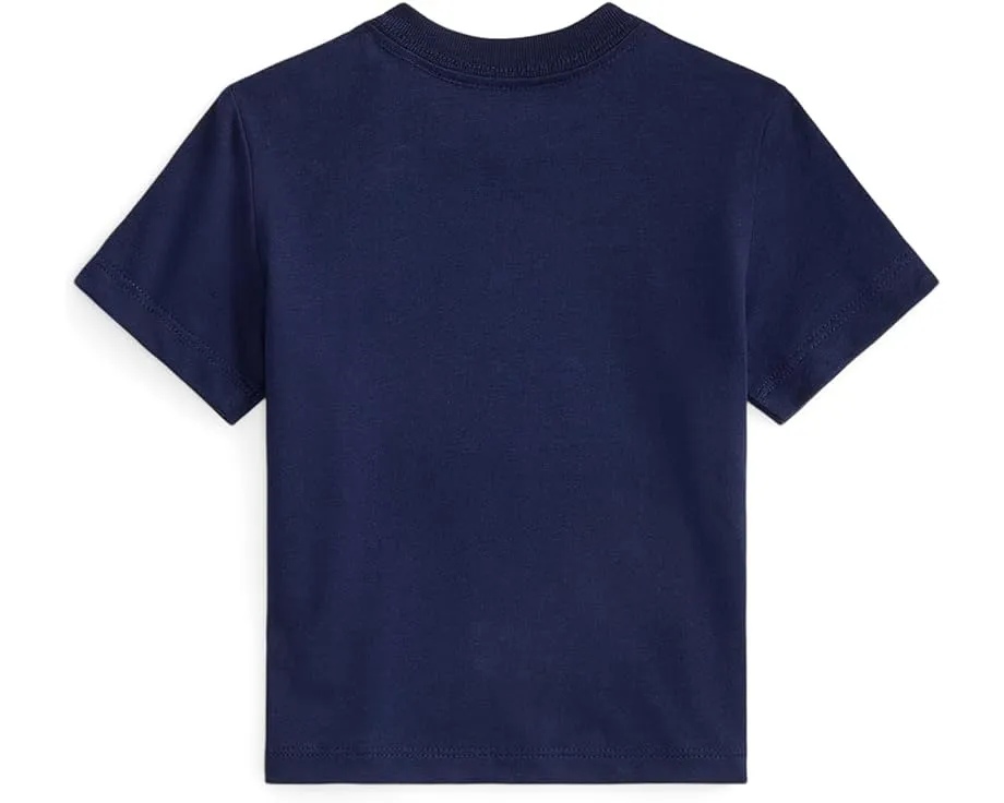 Детская футболка Polo Ralph Lauren Kids с логотипом из хлопкового джерси