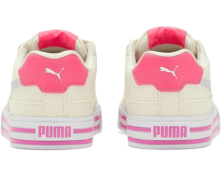 Puma Court Classic Vulc Hook And Loop детские кроссовки на липучках из переработанных материалов