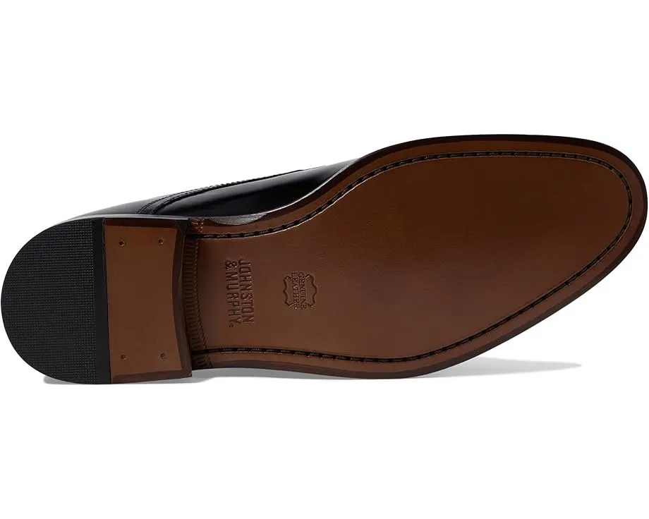 Оксфорды Johnston & Murphy Bradford Dress Cap Toe с броукингом и кожаной подошвой