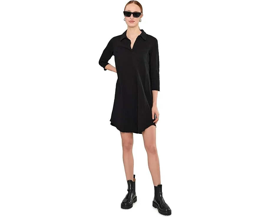 Платье Mod-o-doc с рукавом три четверти и отложным воротником