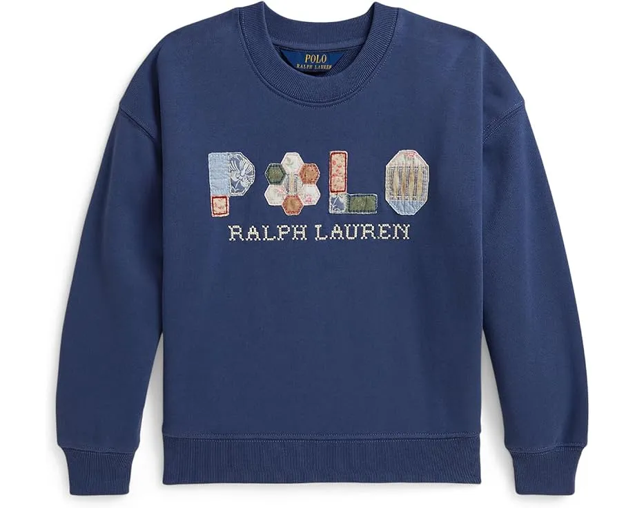 Толстовка для малышей из французского трикотажа с пэчворк-логотипом Polo Ralph Lauren