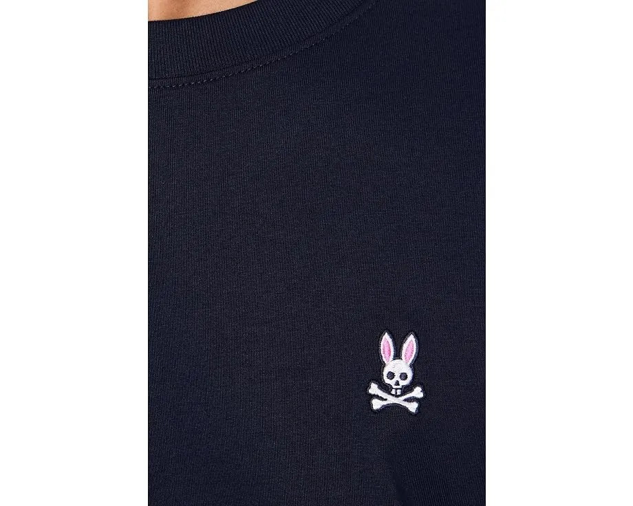 Классическая футболка с круглым вырезом Psycho Bunny синяя