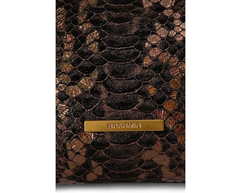 Кроссбоди Brahmin Lorelei из кожи с крокодиловым тиснением