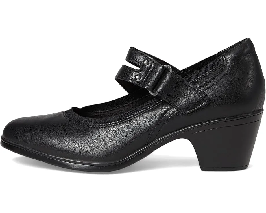 Туфли Clarks Emily 2 Janna с удобным каблуком и двойным ремешком