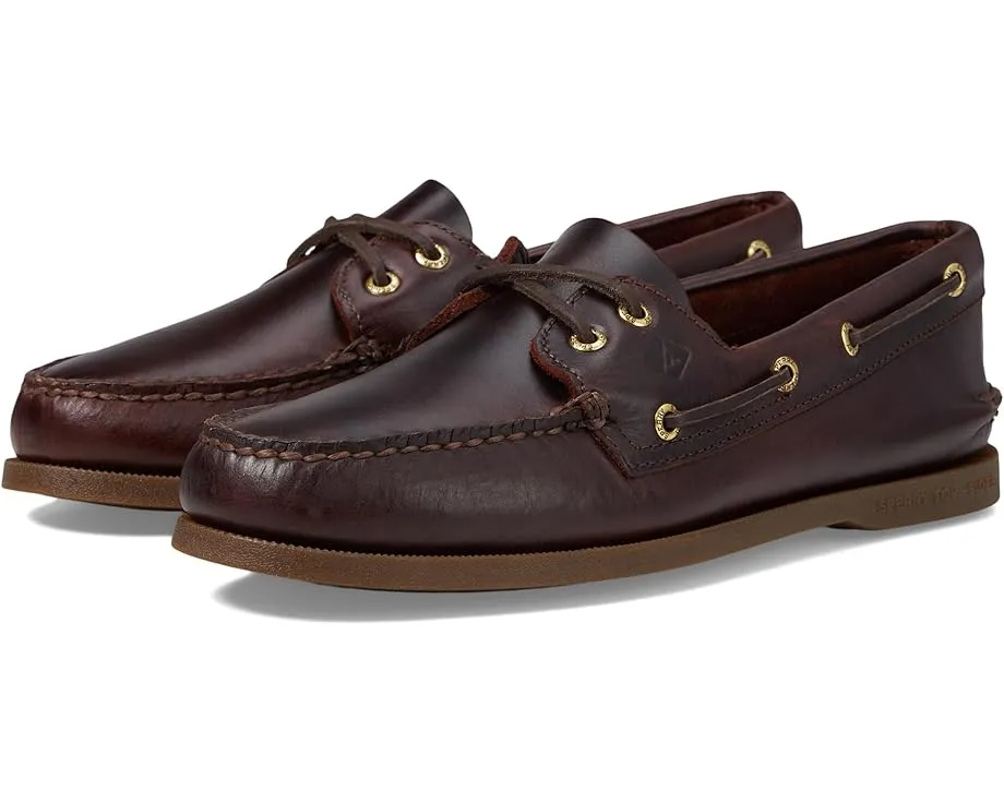 Классические лодочные туфли Sperry AO 2 Eye из натуральной кожи с технологией Wave Siping