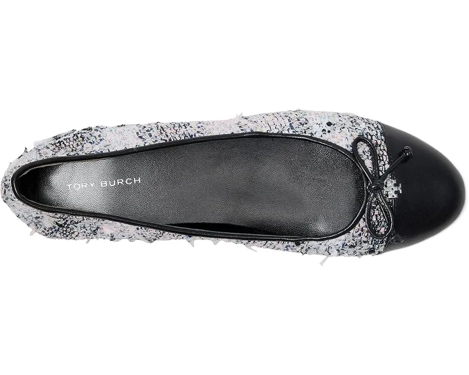 Балетки Tory Burch Cap Toe с бантом и контрастным мыском