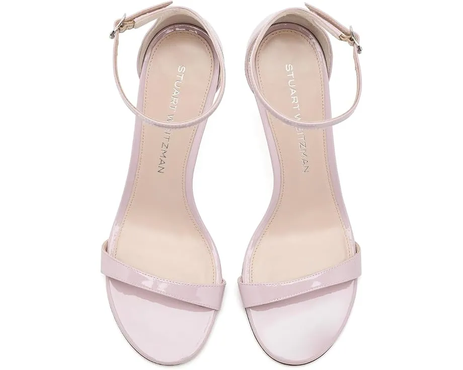 Босоножки Nudist II Sandal 75 на шпильке с глянцевым верхом Stuart Weitzman