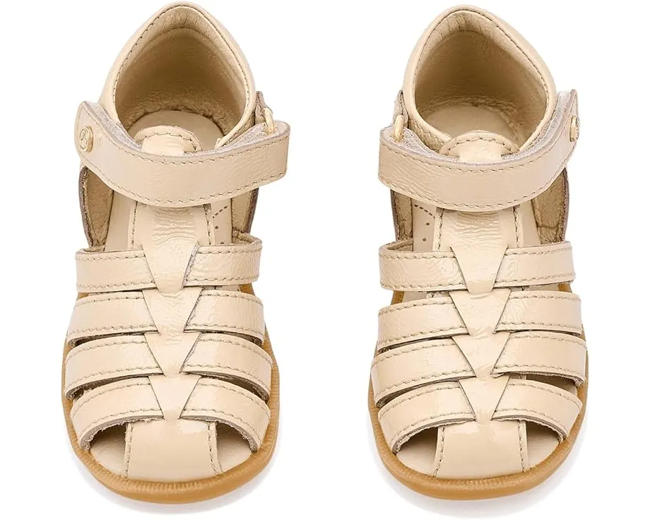 Детские сандалии Falcotto Wakatobi Naturino с блестящим верхом и застежкой на липучке