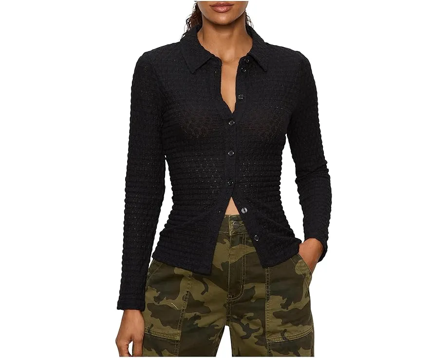 Стильная блуза Dreamer с камуфляжным принтом и шелковистой текстурой от Sanctuary