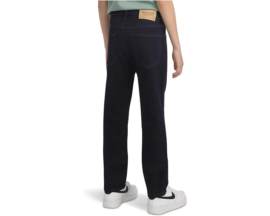 Узкие джинсы для детей с эластичным денимом и регулируемой резинкой abercrombie kids