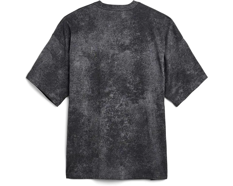 Футболка Adidas AOP Basketball Wash Tee для детей с баскетбольным принтом