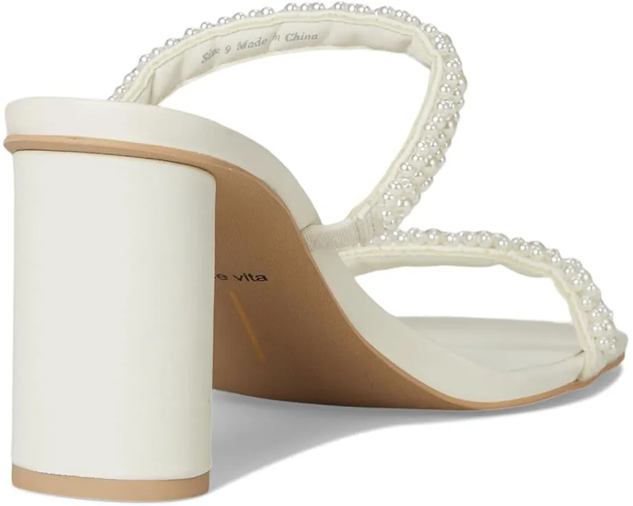 Босоножки Nolah Pearl на квадратном каблуке с жемчужным декором