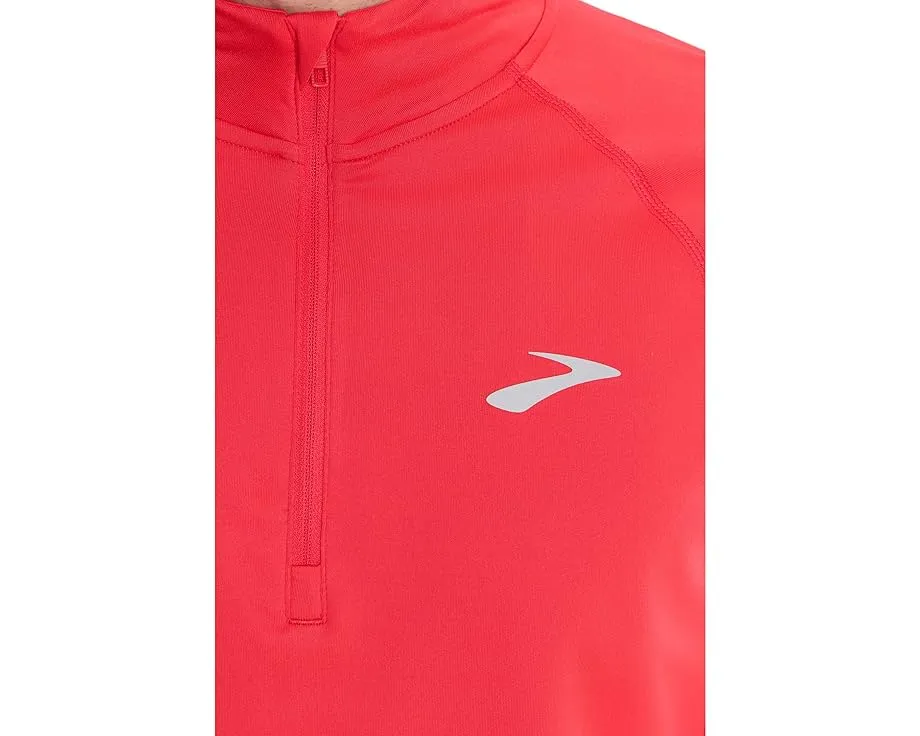 Куртка Brooks Dash 1/4 Zip 3.0 с воротником стойкой и отверстиями для большого пальца