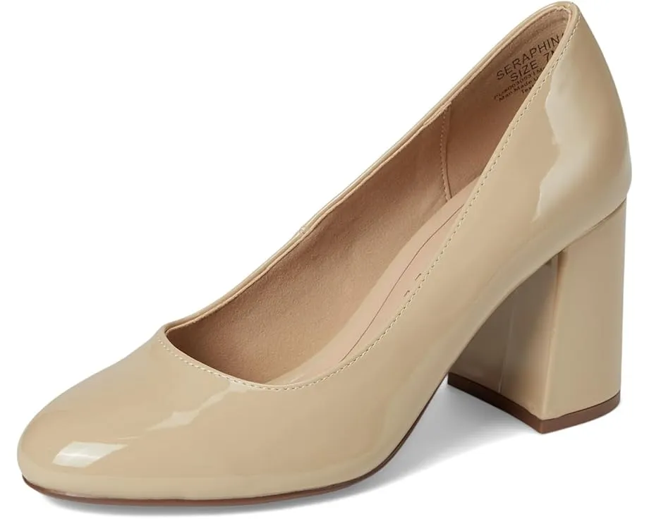 Туфли Journee Collection Seraphina на устойчивом каблуке с круглым носком