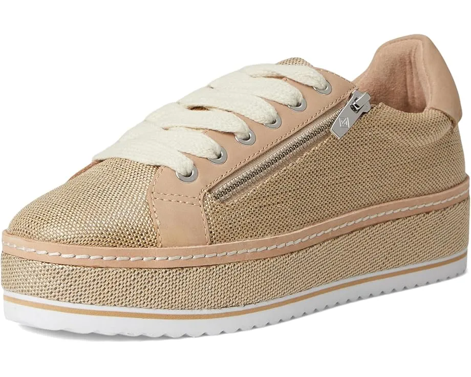 Кроссовки Donald Pliner Dew из мягкой кожи и рафии на платформе с памятью формы