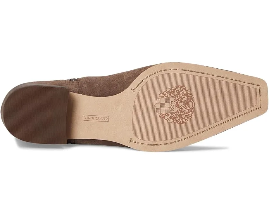 Vince Camuto Ботинки Pavla до колена из кожи с крокодиловым тиснением на устойчивом каблуке