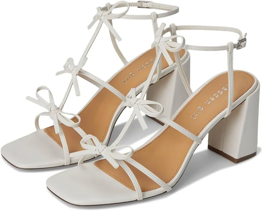 Босоножки Madden Girl Lovelyy на устойчивом каблуке с регулируемым ремешком