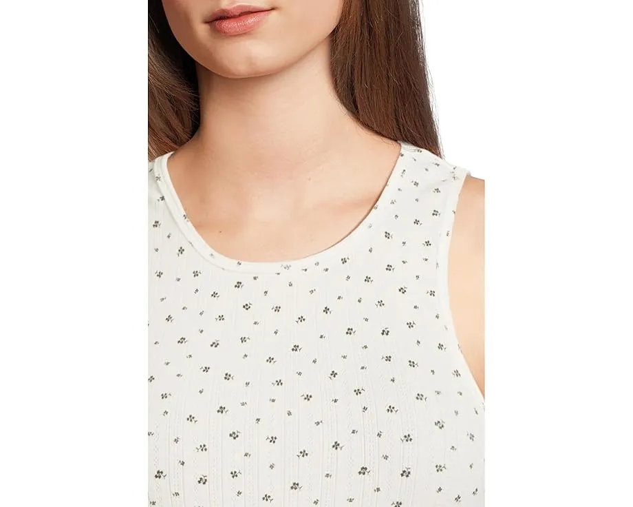 Майка Free People Fresh In Love Printed с принтом и отделкой пико