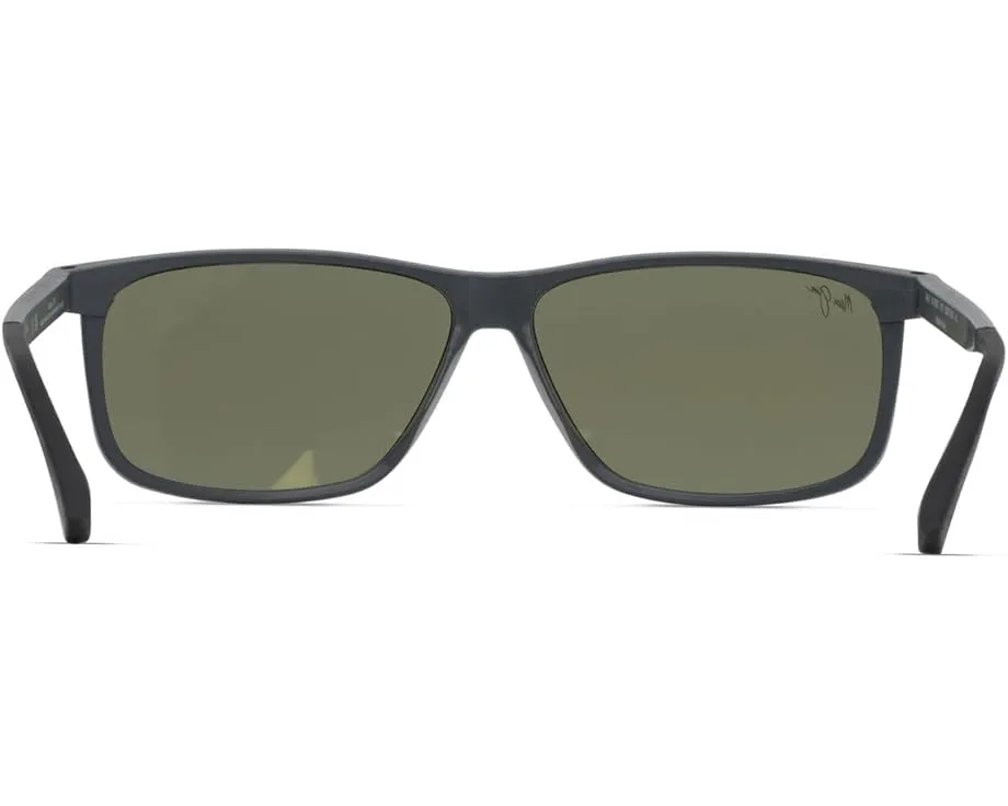 Солнцезащитные очки Maui Jim Pulama с поляризованными стеклянными линзами и карбоновой оправой