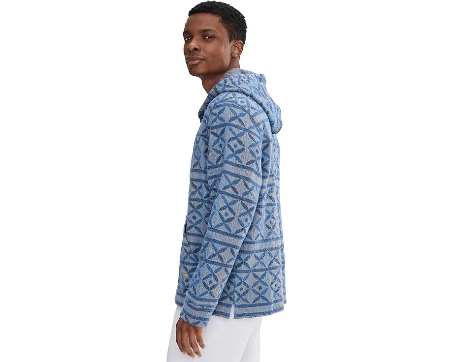 Толстовка Tommy Bahama Diamante Dunes Baja Hoodie с жаккардовым узором и капюшоном