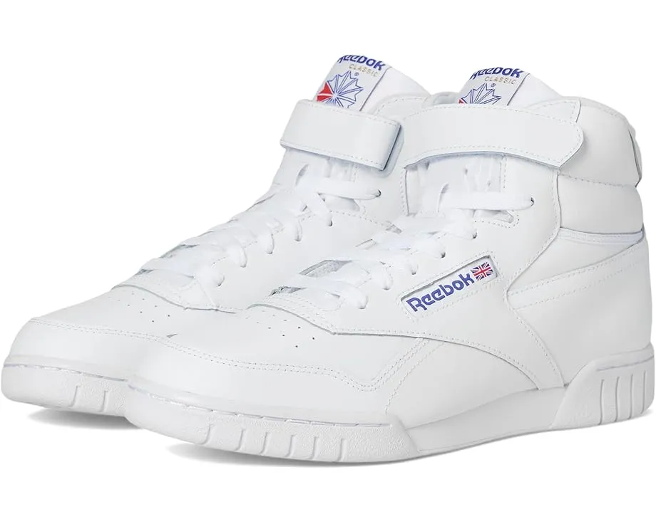 Кроссовки Reebok Ex O Fit Hi с верхом из мягкой кожи и ремешком на липучке