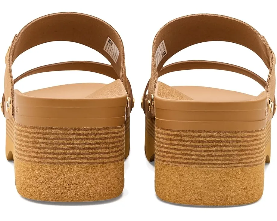 Сандалии Reef Vista Higher Cleo на платформе с ремешками из замши