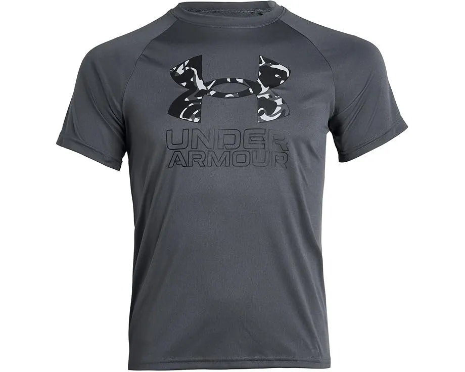 Футболка Under Armour Kids Tech Hybrid Print Short Sleeve T-Shirt для мальчиков