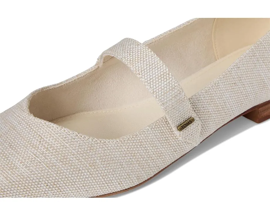 Туфли-лодочки TOMS Bianca из замши с квадратным носком и ремешком