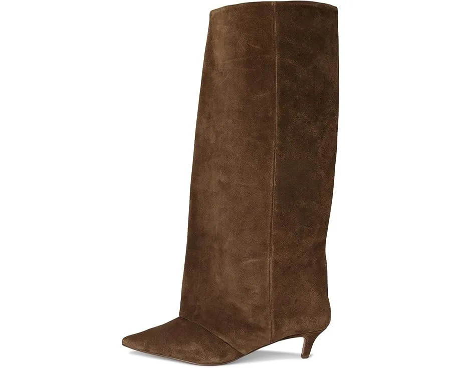 Ботинки Steve Madden Luca из замши до икры с низким каблуком